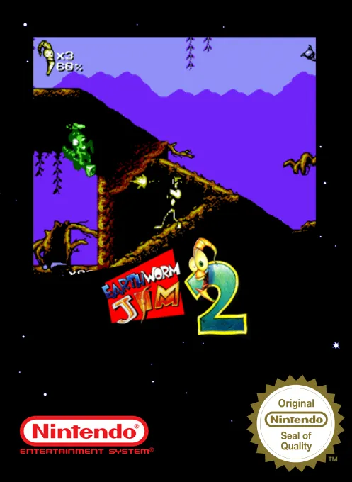 Earthworm Jim 2 (Taiwan) (En) (Beta) (Super Game) (Unlicensed)